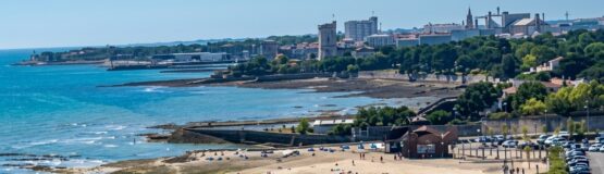 vue aérienne mer La Rochelle