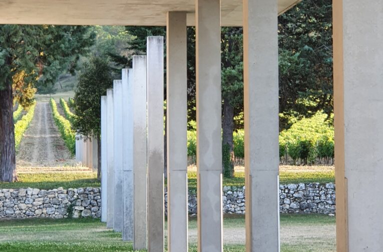 terrasse villa vue vigne