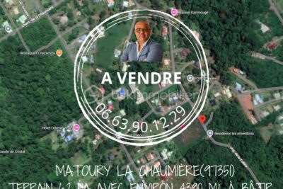 Terrain à vendre à Matoury