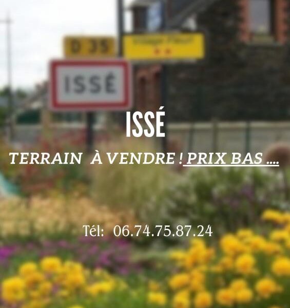 Terrain à vendre à Isse