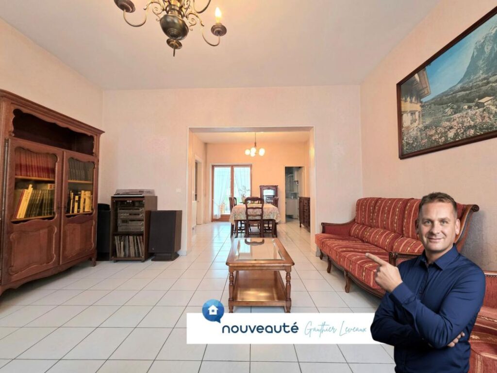 Maison mitoyenne 125m² avec véranda et jardin clos – 6 pièces – 2 chambres – 125 m²