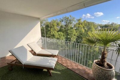 T2 avec grande terrasse et vue dégagée sur bois – 2 pièces – 1 chambre – 46 m²