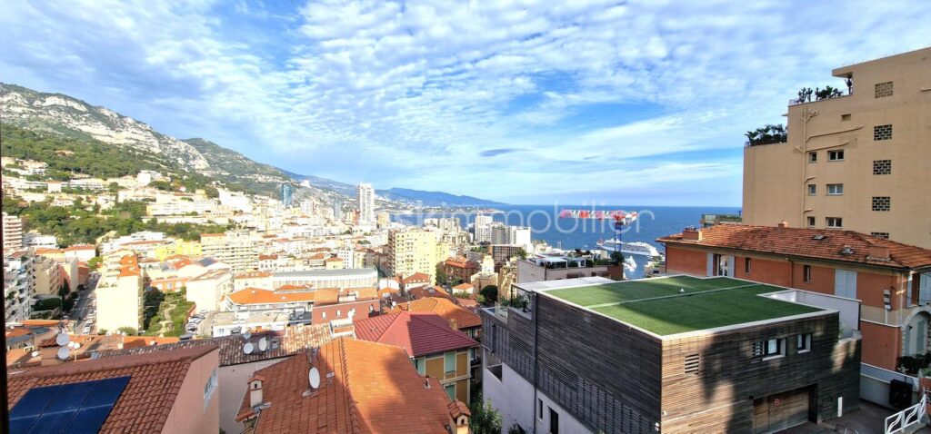 À VENDRE – BEAU 2 PIÈCES AVEC VUE MER, À DEUX PAS DE MONACO QUARTIER MONEGHETTI – 2 pièces – 1 chambre – 33 m²