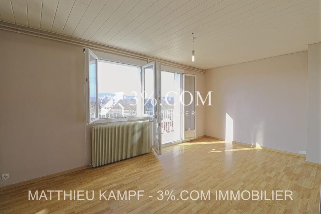 Nancy-Jarville Appartement de 62 m2, 3 pièces avec vue dégag – 3 pièces – 2 chambres – 62 m²