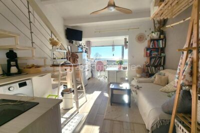 Superbe appartement avec vue mer et piscine – 2 pièces – 1 chambre – 27 m²