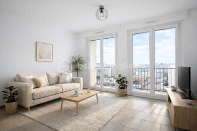 Marseille 10e – T3 rénové – 2 chambres – 8e étage – Vue dégagée – Box + cave – 3 pièces – 2 chambres – 51 m²