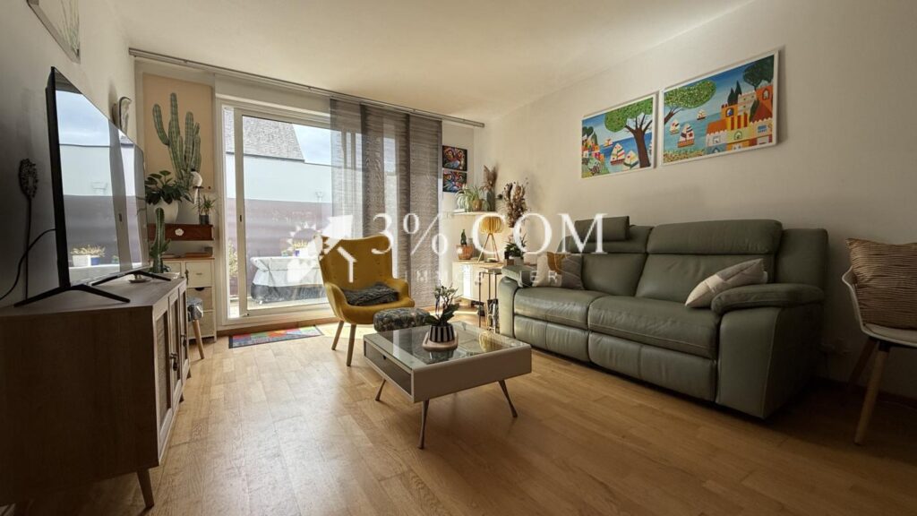 Appartement T3 avec Terrasse, 2 Ch, 64,9m2 avec garage – 3 pièces – 2 chambres – 63 m²