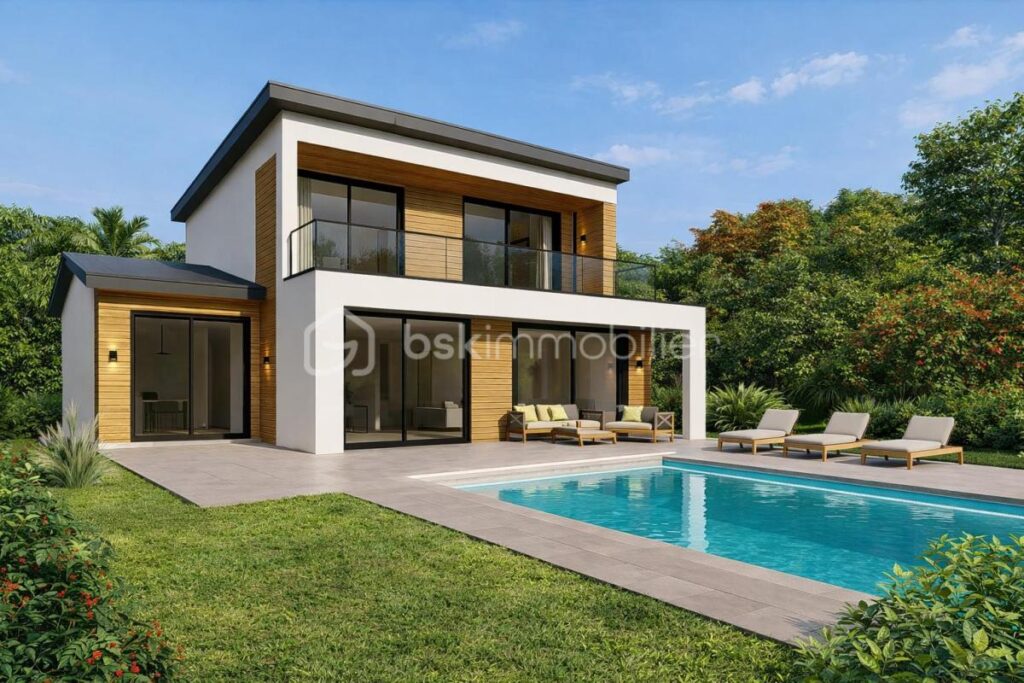 🌴 **RARE – TERRAIN PLAT AVEC VUE MER – SAINT-LEU** 🌊 – NR pièces – NR chambres – 1070 m²