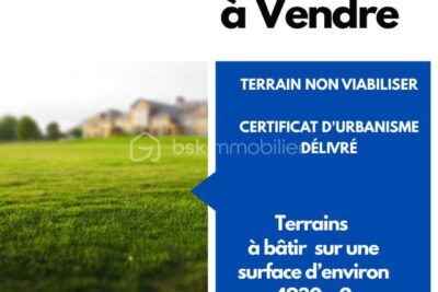 Terrain à vendre à Vernou la celle sur seine