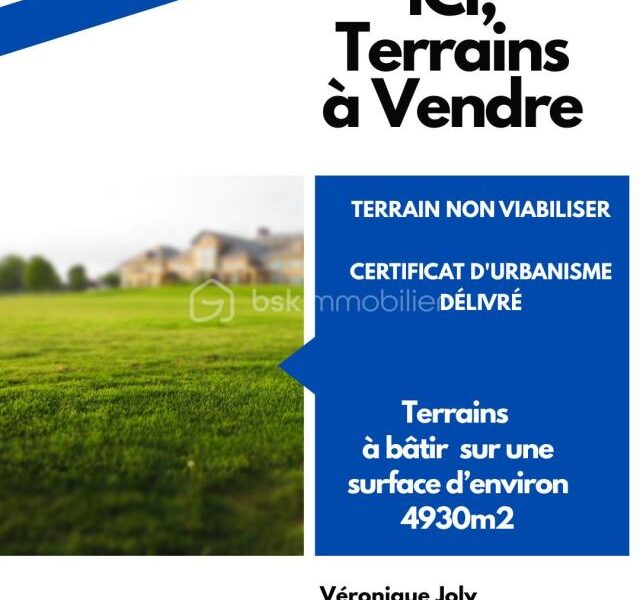 Terrain à vendre à Vernou la celle sur seine