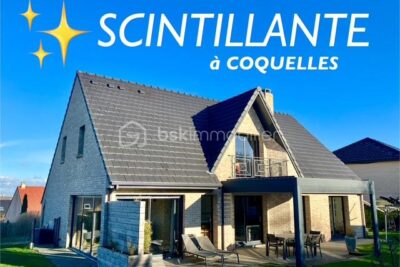CE JOYAU IMMOBILIER SCINTILLE à COQUELLES ( 62231 ) – 6 pièces – 4 chambres – 200 m²