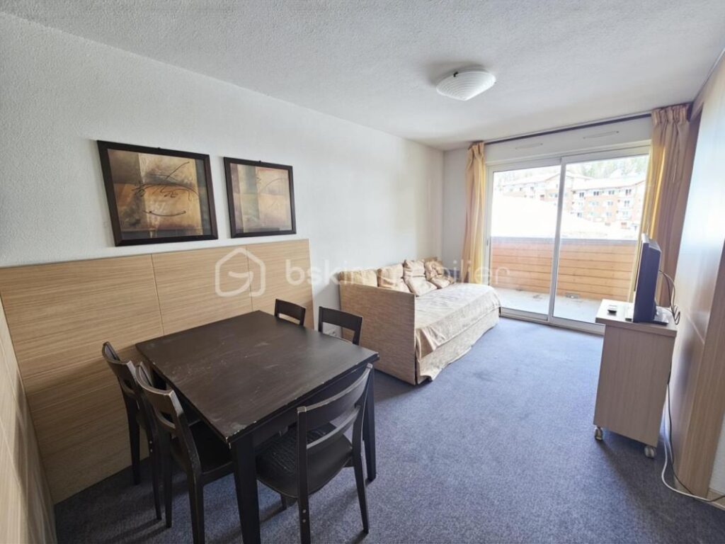 LA FOUX D’ALLOS – Appartement avec terrasse + PLACE DE PARKING EXT et ACCESSIBILITÉ PMR ♿ – 3 pièces – 2 chambres – 36 m²