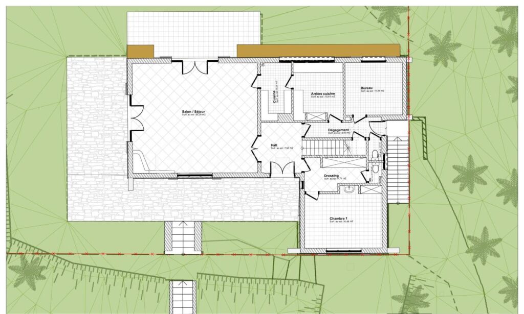 Spacieuse maison avec vue imprenable sur le golf des Dunes – 8 pièces – 6 chambres – 235 m²