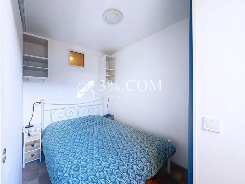Appartement 3 pièces: 1 chambre + Cabine de 24 m2 avec balc – 3 pièces – 1 chambre – 23 m²