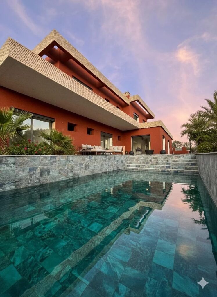 ✨ Sunset Valley Marrakech — Là où le style rencontre le confort – 5 pièces – NR chambres – 365 m²