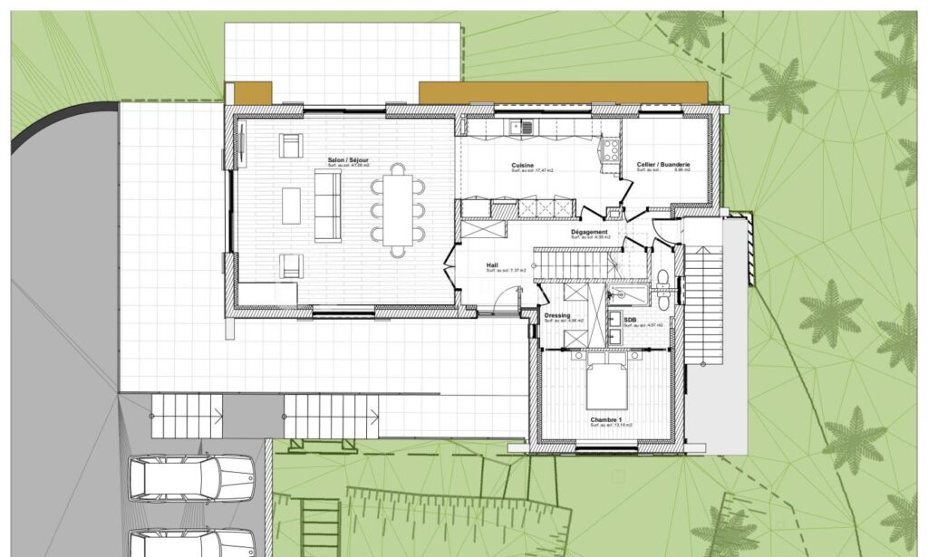 Spacieuse maison avec vue imprenable sur le golf des Dunes – 8 pièces – 6 chambres – 235 m²