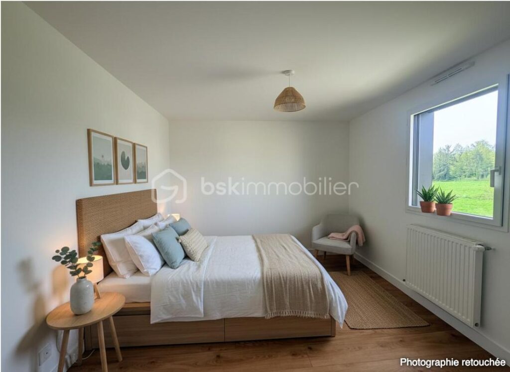 EN EXCLUSIVITÉ – Coup de cœur assuré – Maison neuve 123 m² – Vue exceptionnelle – À 15 min de Rennes – Garage – 6 pièces – 4 chambres – 123 m²