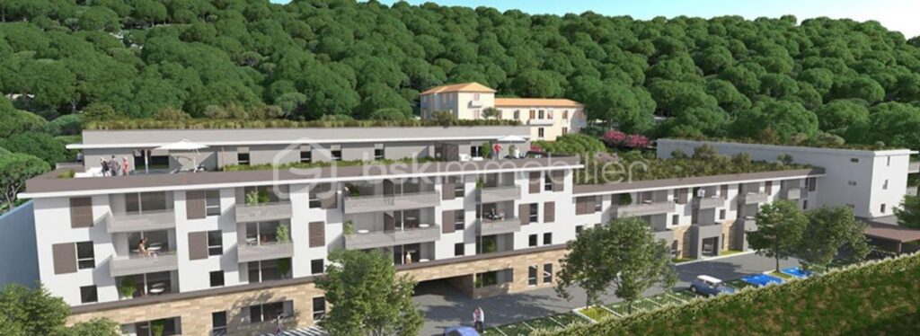 – Appartement de 39m² avec terrasse – – 2 pièces – 1 chambre – 39 m²