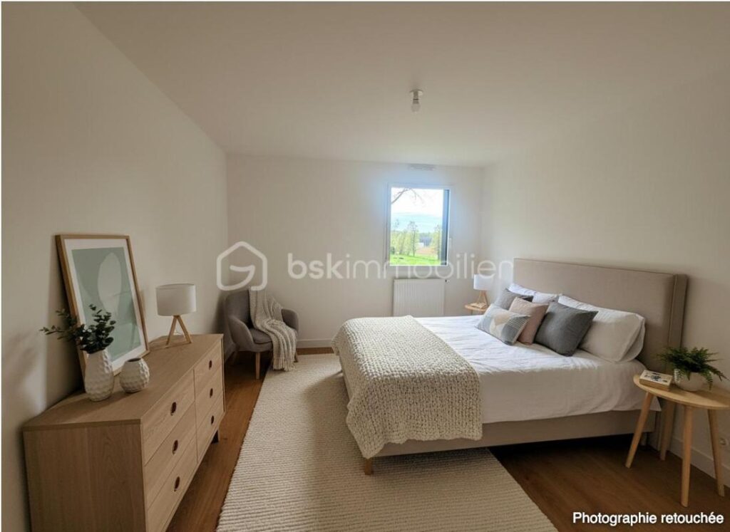 EN EXCLUSIVITÉ – Coup de cœur assuré – Maison neuve 123 m² – Vue exceptionnelle – À 15 min de Rennes – Garage – 6 pièces – 4 chambres – 123 m²