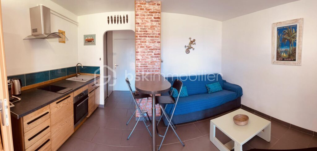 CENTRE VILLE LA GRANDE MOTTE VUE MER – 2 pièces – 1 chambre – 29 m²