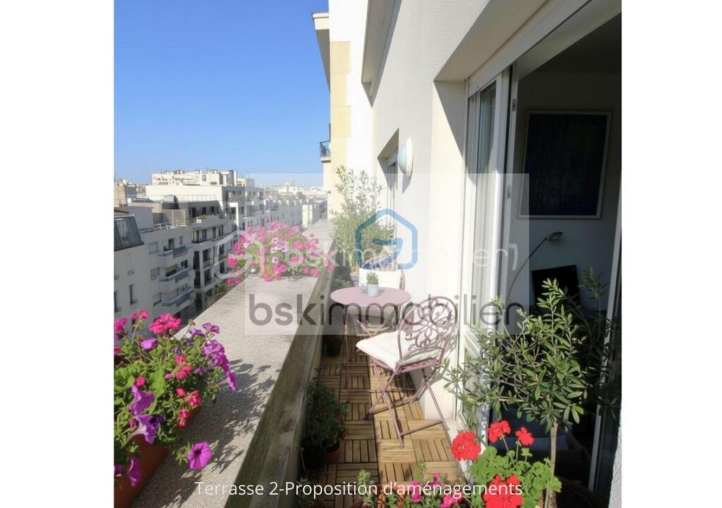 Vue sur le Bois de Vincennes – 2 terrasses – 7e étage – Parking – Cave – Fort potentiel – 3 pièces – 2 chambres – 53 m²
