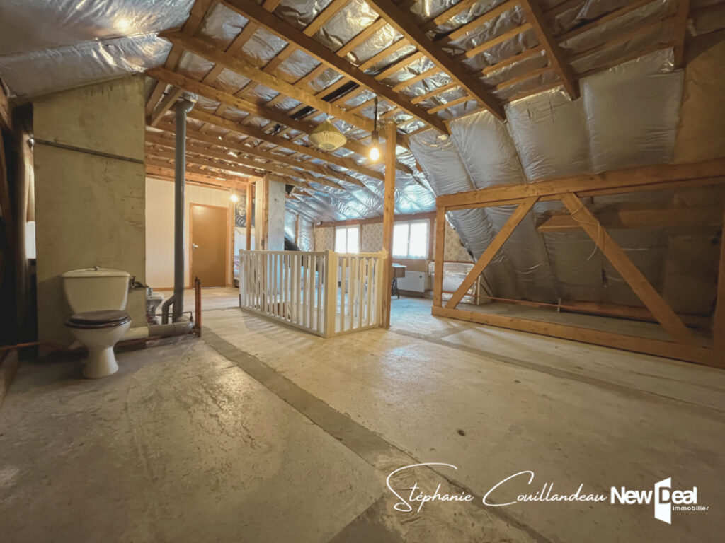 Grande maison à rénover sur grand terrain plat sur les hauteurs d’Aix les Bains – 7 pièces – 5 chambres – 177 m²