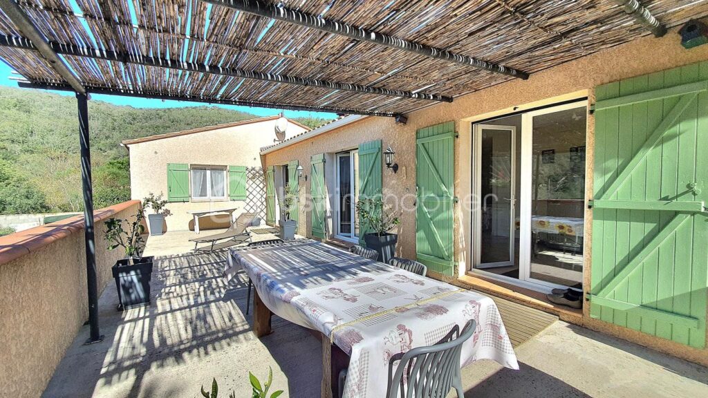 MAISON 119 M² – PLEIN SUD – 3 CHAMBRESS – TERRAIN 990 M² – VUE EXCEPTIONNELLE – 4 pièces – 3 chambres – 119 m²