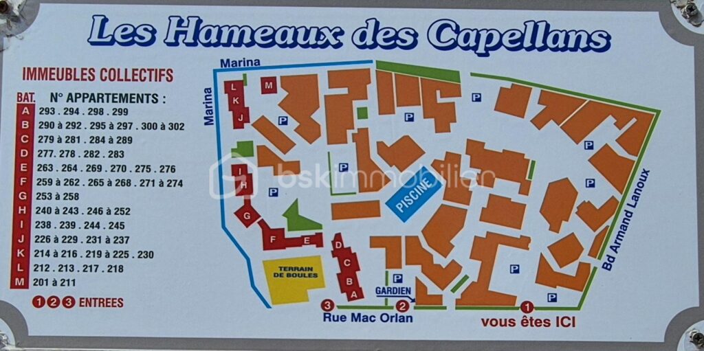 A VENDRE APPARTEMENT STUDIO CABINE DE 26M² A SAINT CYPRIEN PLAGE – LES CAPELLANS – PARKING PRIVE – PISCINE – PROCHE DE LA PLAGE ET DES COMMERCES – 1 pièce – NR chambres – 26 m²