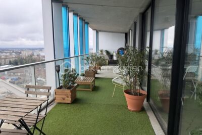 T3 de 68 m² avec TERRASSE de 45 m² et vue exceptionnelle – Bordeaux Euratlantique – 3 pièces – 2 chambres – 68 m²