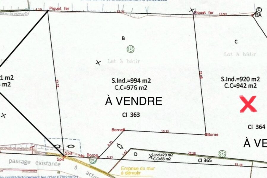 Terrain à vendre à Saint denis