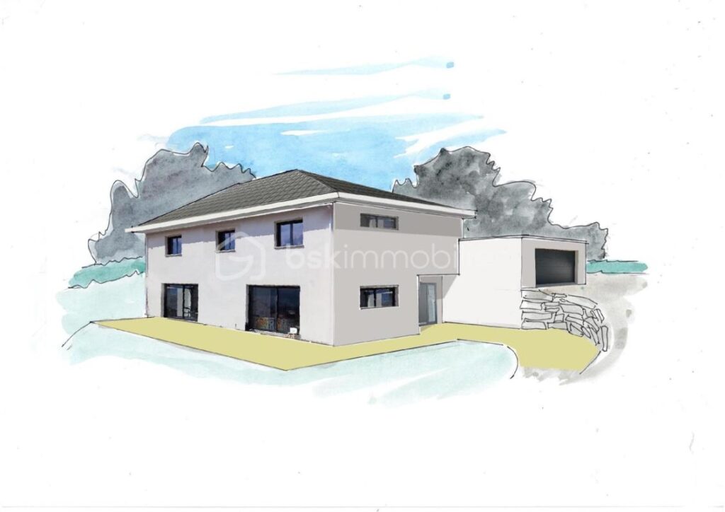 Terrain à bâtir de 802m² avec garage existant aux Lombards – Brié-et-Angonnes – NR pièces – NR chambres – 802 m²