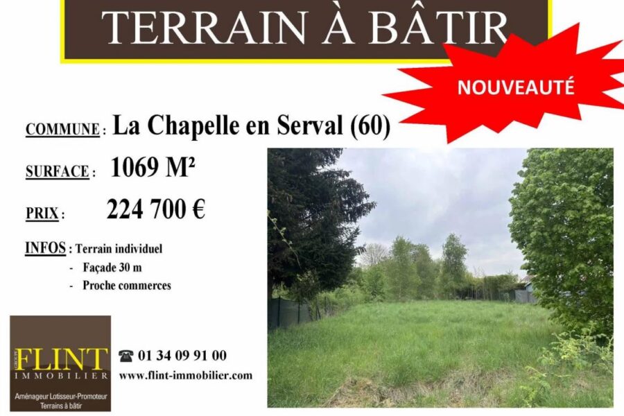 Terrain à vendre à La chapelle en serval