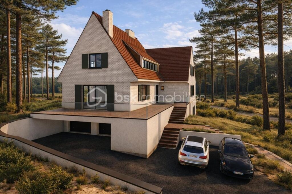 Spacieuse maison avec vue imprenable sur le golf des Dunes – 8 pièces – 6 chambres – 235 m²