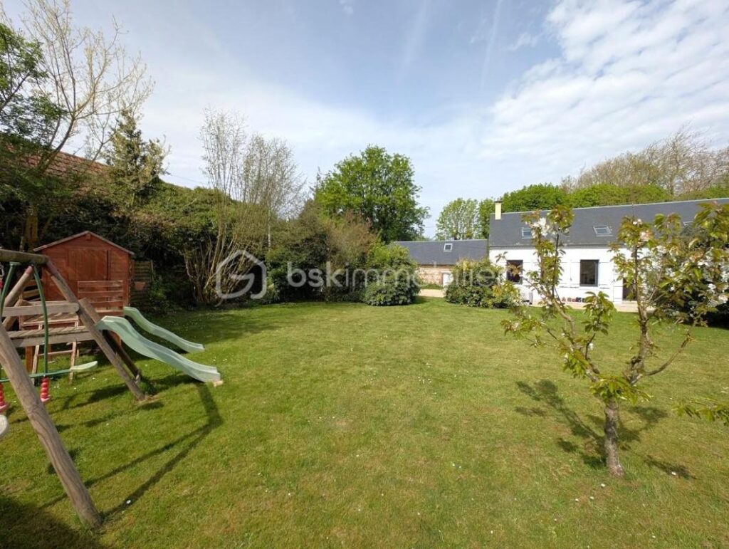 Maison de charme et sa dépendance 𝐚𝐮𝐱 𝐩𝐨𝐫𝐭𝐞𝐬 𝐝𝐮 𝐇𝐚𝐯𝐫𝐞, 𝐯𝐢𝐞 𝐝𝐞 𝐩𝐥𝐚𝐢𝐧-𝐩𝐢𝐞𝐝, 𝐣𝐚𝐫𝐝𝐢𝐧 𝐜𝐥𝐨𝐬 𝐞𝐭 𝐚𝐫𝐛𝐨𝐫é – 6 pièces – 4 chambres – 180 m²