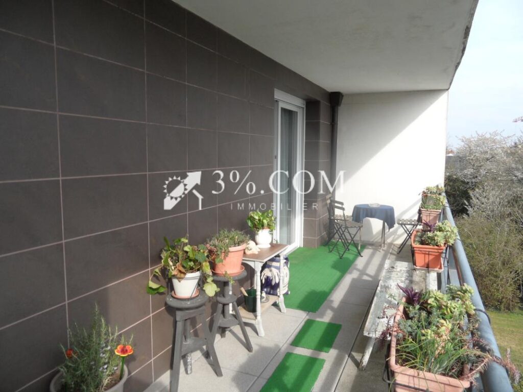 APPARTEMENT T3 61.74M2 + PARKING ATTRIBUE – 3 pièces – 2 chambres – 61 m²