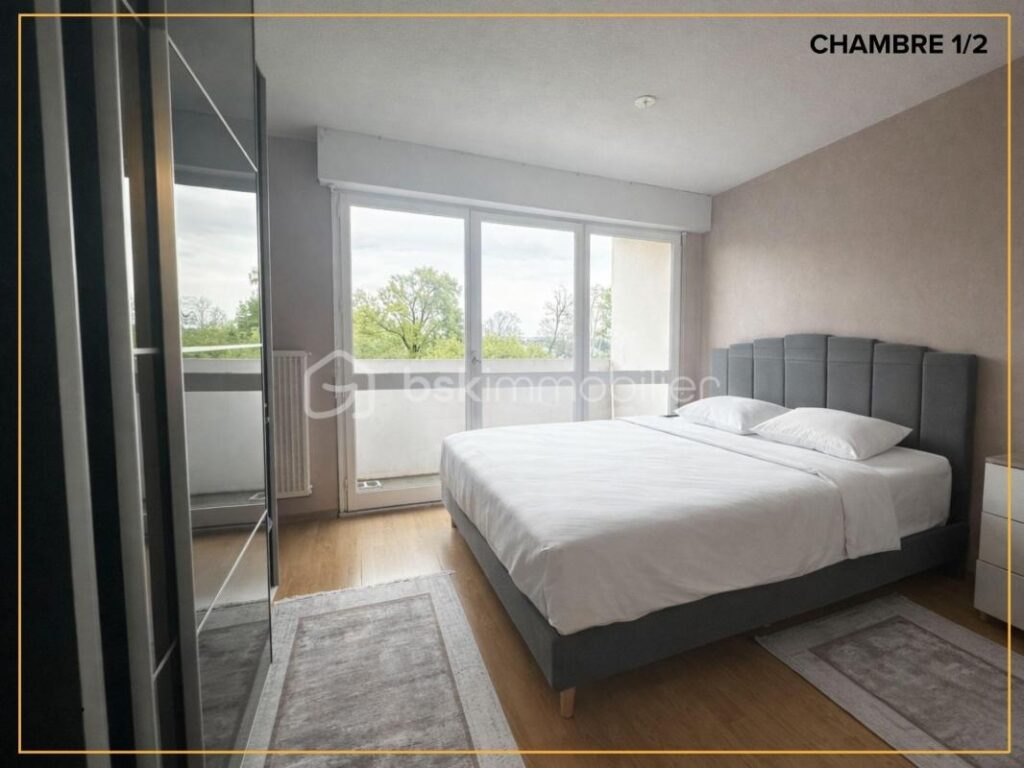 T3 lumineux avec balcon & clim + garage et cave / vendu libre – 3 pièces – 2 chambres – 72 m²