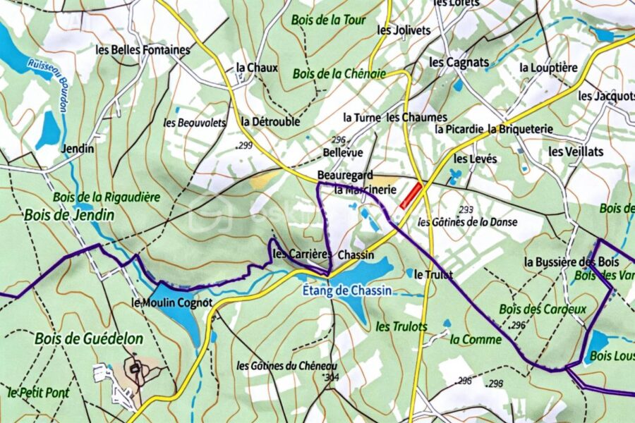Terrain à vendre à Moutiers en puisaye