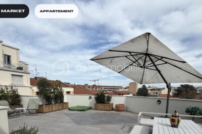 Toit terrasse à Monplaisir – 4 pièces – 3 chambres – 101 m²