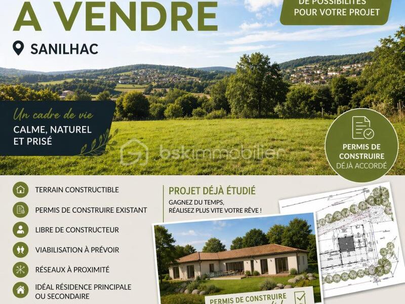 Terrain à vendre à Sanilhac