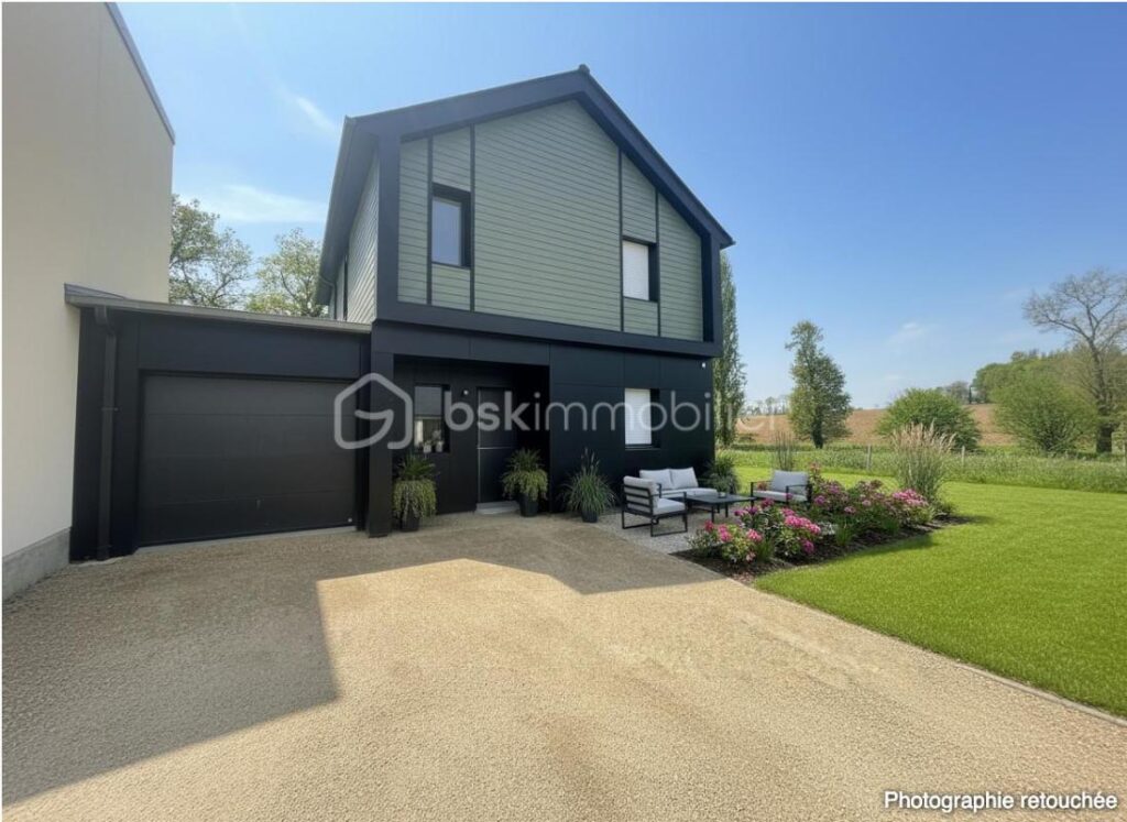 EN EXCLUSIVITÉ – Coup de cœur assuré – Maison neuve 123 m² – Vue exceptionnelle – À 15 min de Rennes – Garage – 6 pièces – 4 chambres – 123 m²