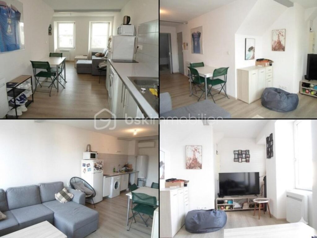 MONTBÉLIARD, AU CALME, A 2 PAS DU CENTRE VILLE DANS SECTEUR RECHERCHÉ, BEL APPARTEMENT TYPE T2 (1 CHAMBRE), CLIMATISÉ ET TOTALEMENT RÉNOVÉ – 2 pièces – 1 chambre – 36 m²