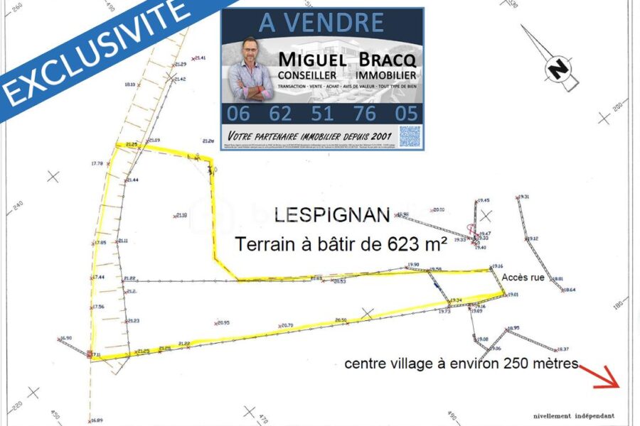 Terrain à vendre à Lespignan