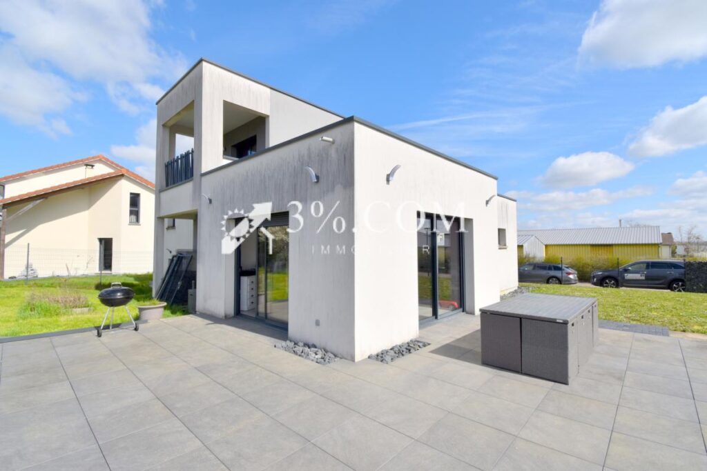 Maison moderne avec vue dégagée 141 m2 habitables Bruley – 5 pièces – 4 chambres – 141 m²