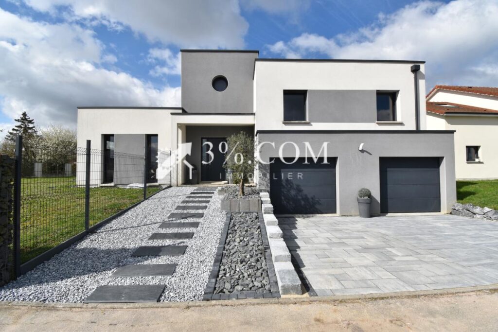 Maison moderne avec vue dégagée 141 m2 habitables Bruley – 5 pièces – 4 chambres – 141 m²