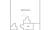 Appartement – 1 pièce – 1 chambre – 31 m²