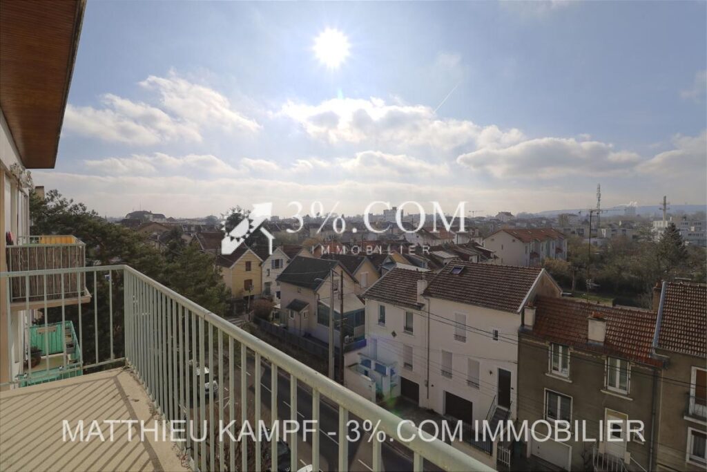 Nancy-Jarville Appartement de 62 m2, 3 pièces avec vue dégag – 3 pièces – 2 chambres – 62 m²