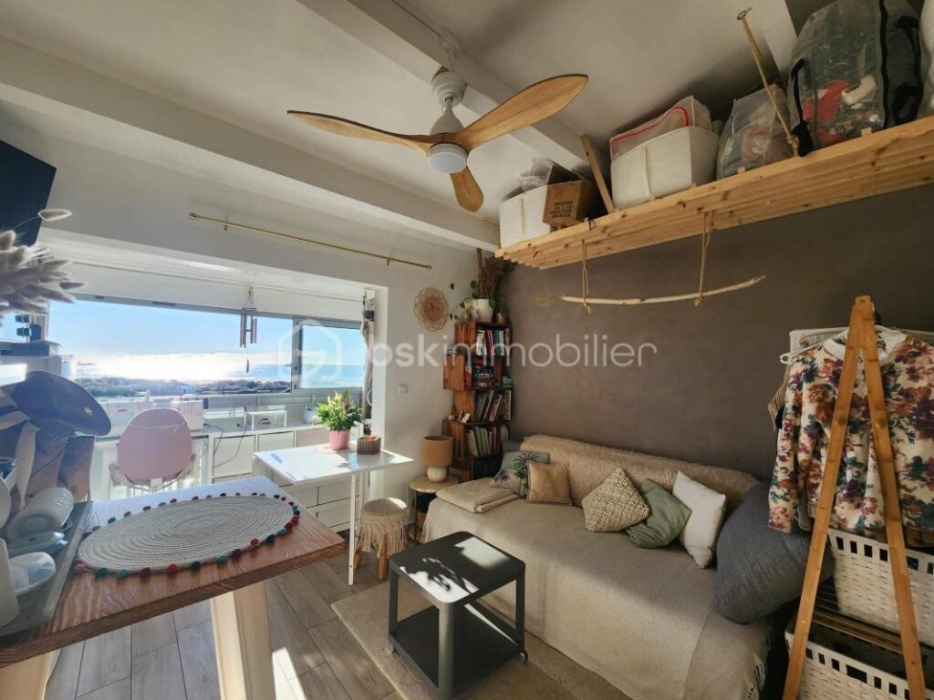 Superbe appartement avec vue mer et piscine – 2 pièces – 1 chambre – 27 m²