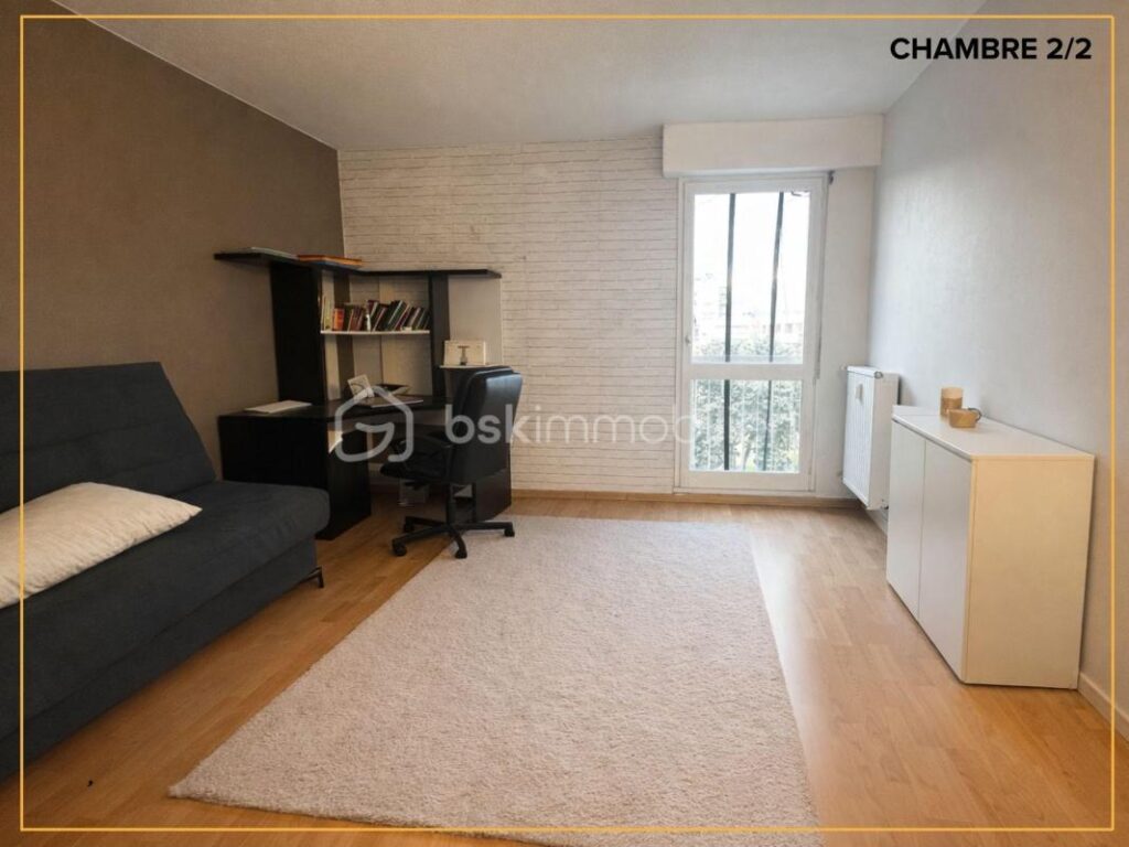 T3 lumineux avec balcon & clim + garage et cave / vendu libre – 3 pièces – 2 chambres – 72 m²