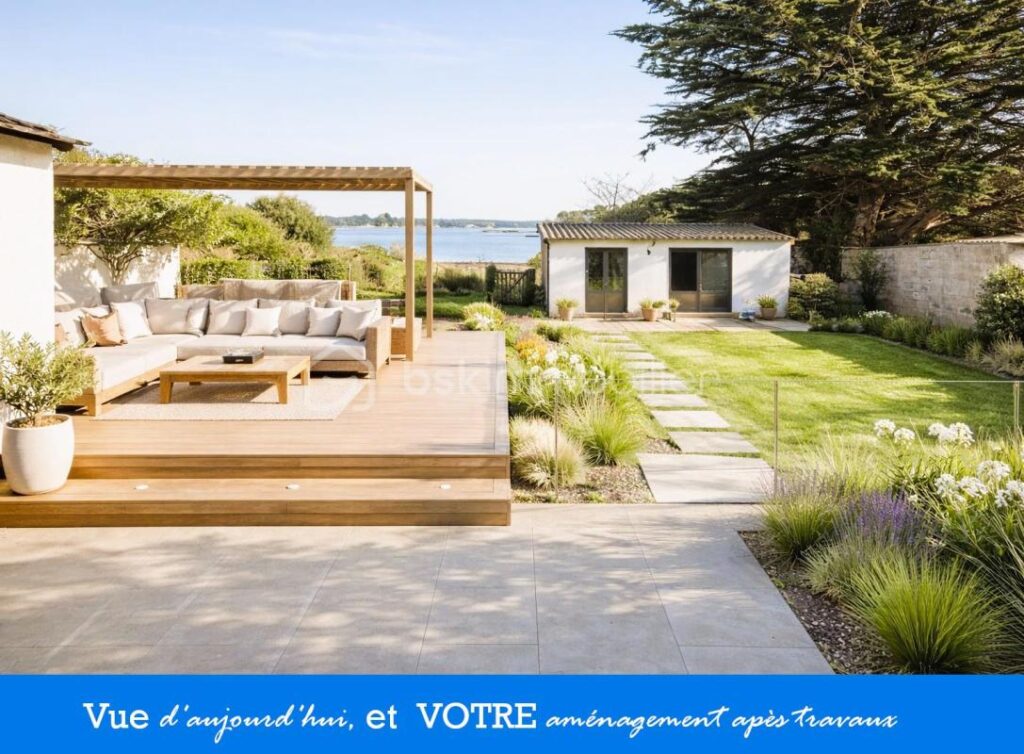 Maison pieds dans la RIA d&rsquo;ETEL – 5 pièces – 3 chambres – 80 m²