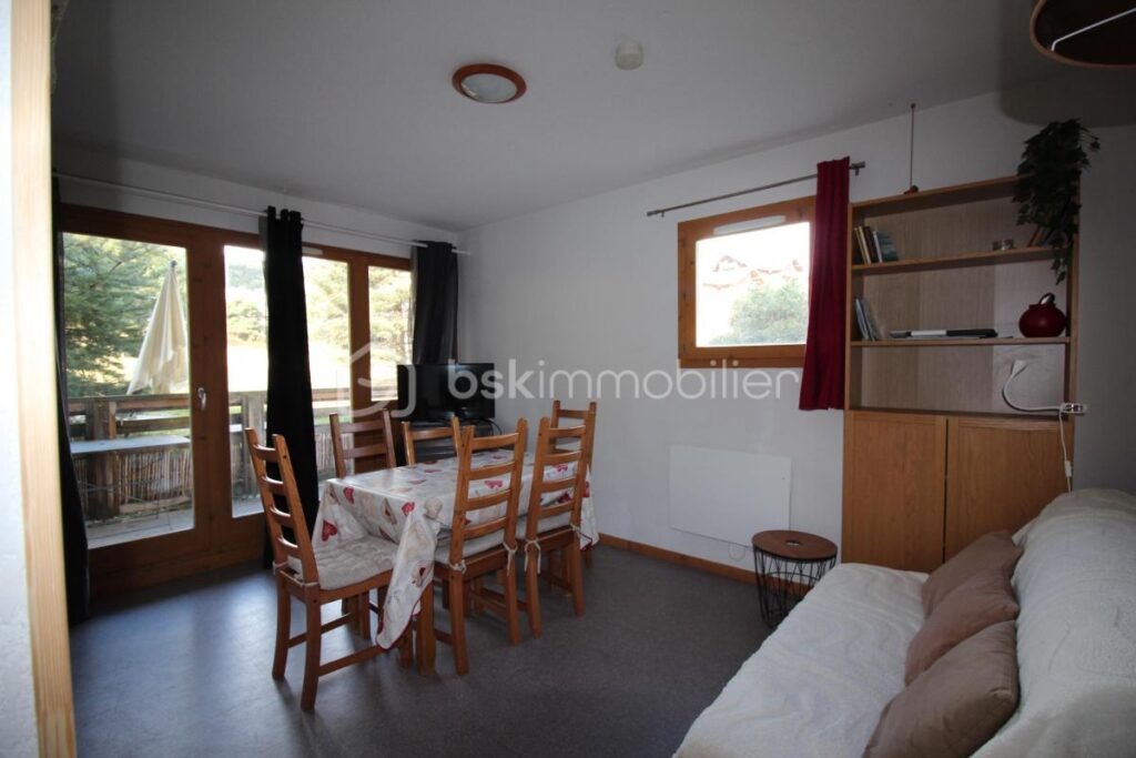 Appartement T2 + coin montagne avec terrasse et vue dégagée – Superdévoluy – 2 pièces – 1 chambre – 34 m²